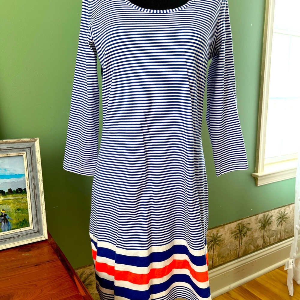 Lily Pulitzer striped cotton dress size Med!
